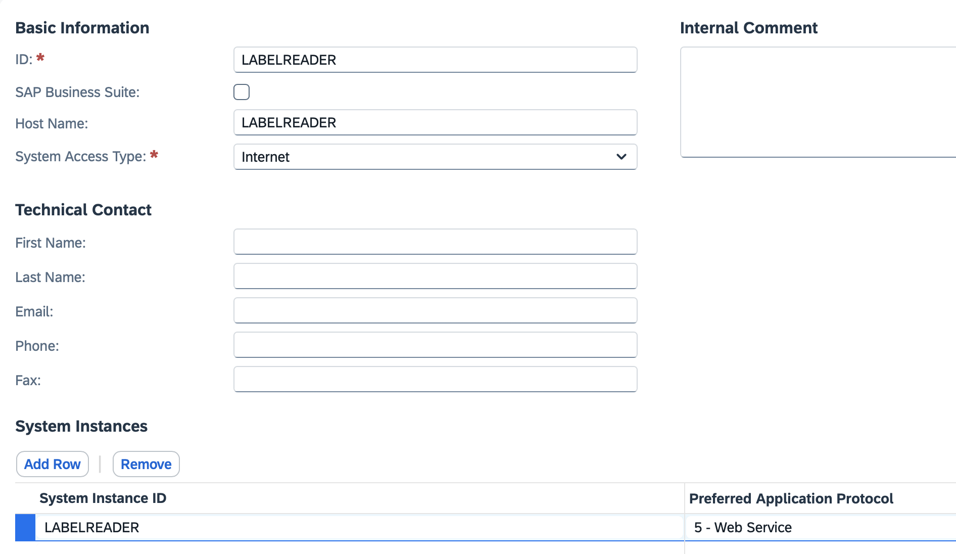 SAP Business ByDesign Communication System