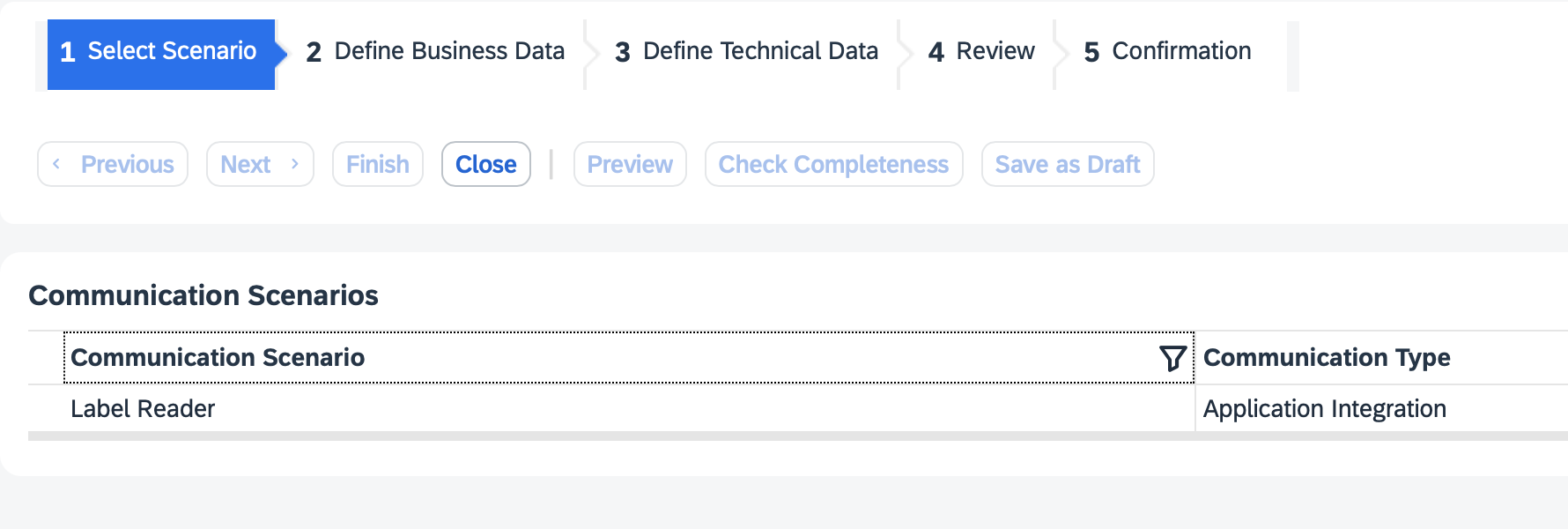 SAP Business ByDesign Communication Arrangement #1