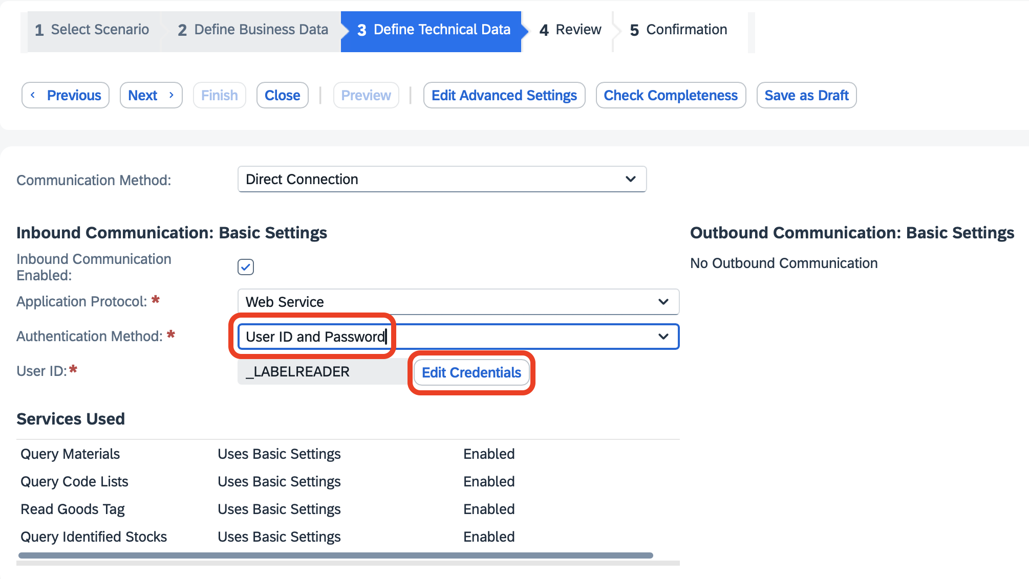SAP Business ByDesign Communication Arrangement #3